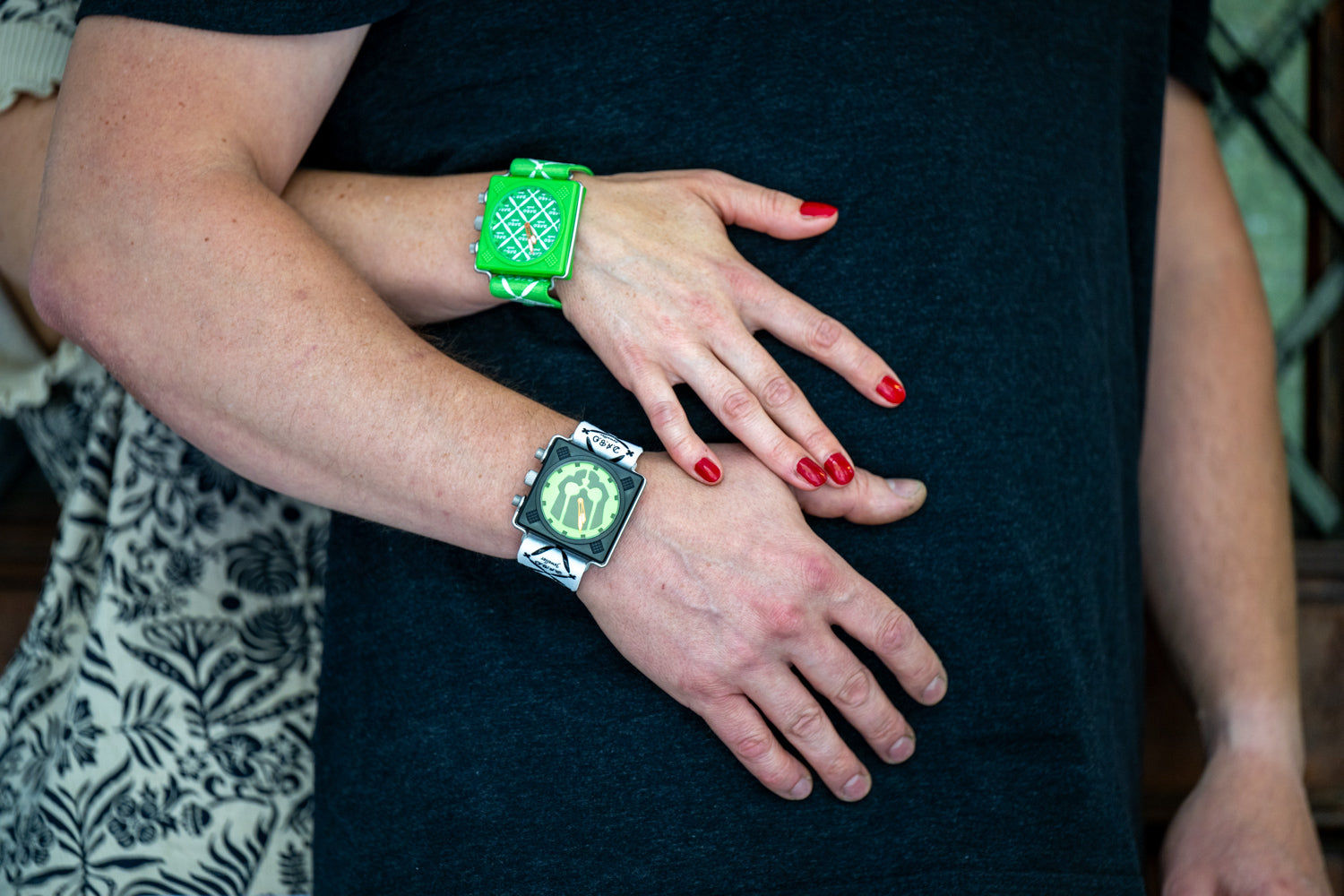 Q-uadrat Unisex Armbanduhr