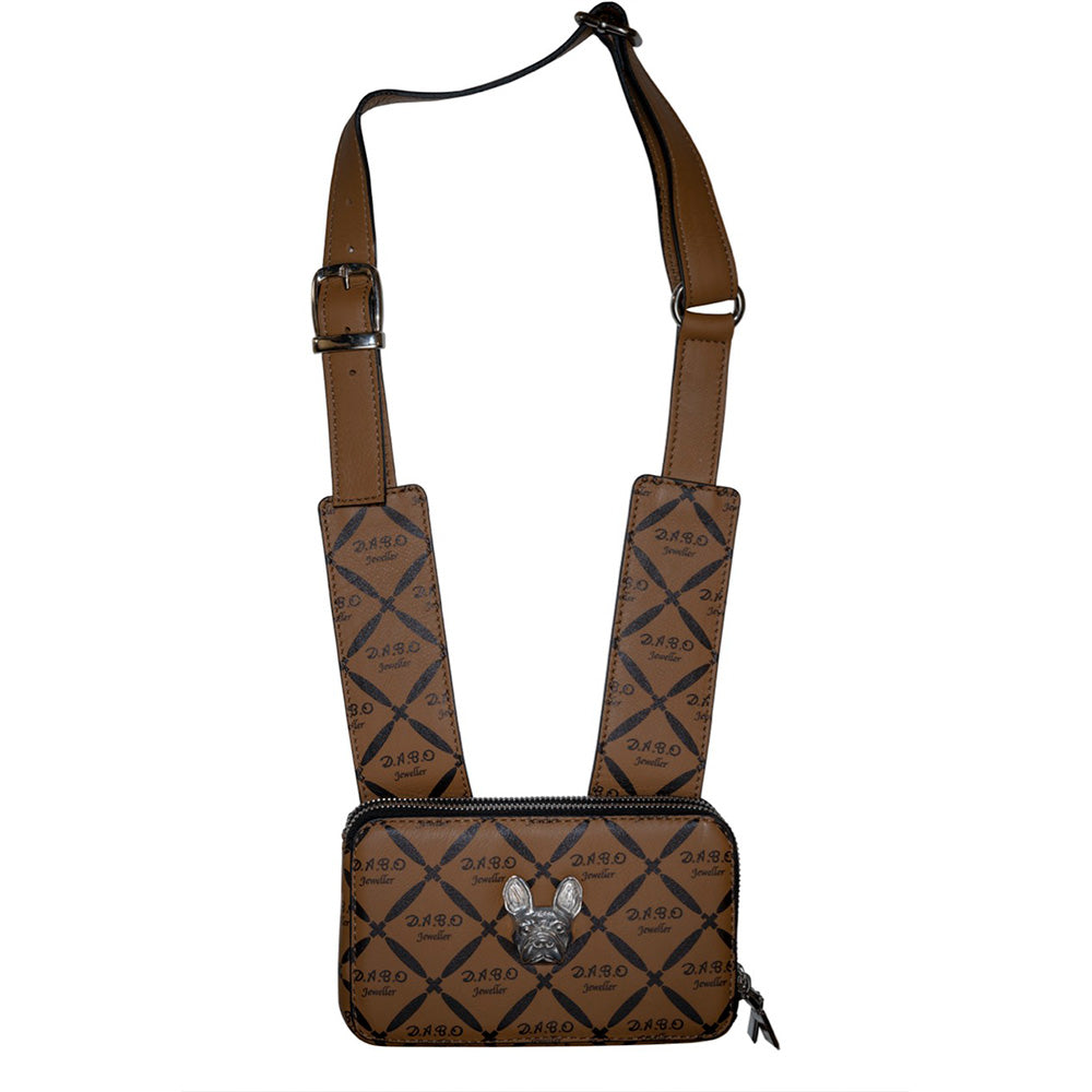 Hals Ledertasche Handarbeit