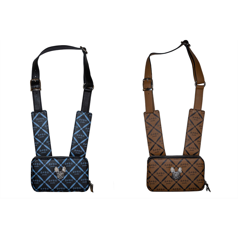 Hals Ledertasche Handarbeit